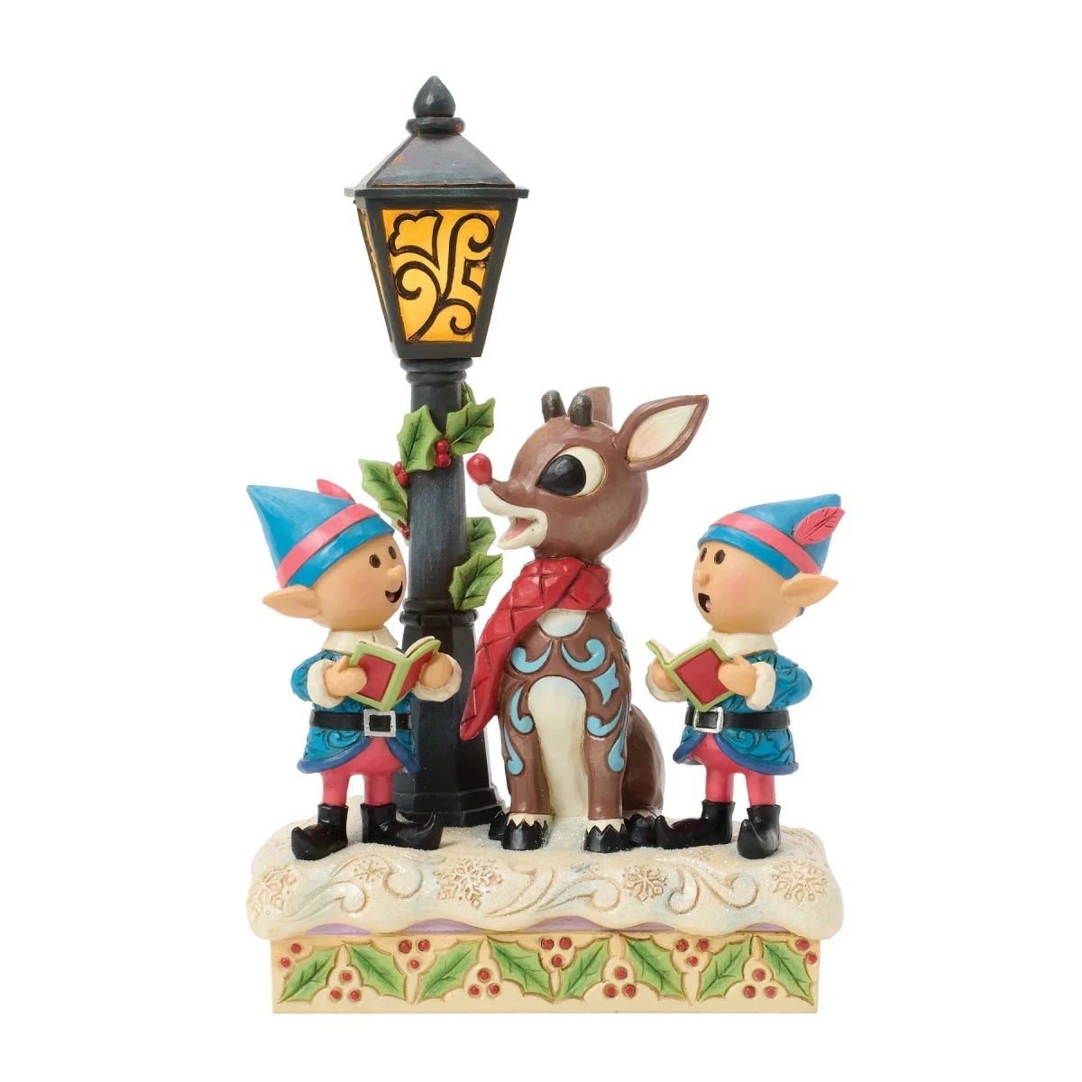 Rudolph and Elves Caroling - Nifty Decor & More
