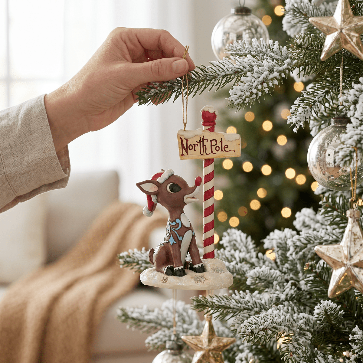 Rudolph by North Pole Sign H/O - Nifty Decor & More