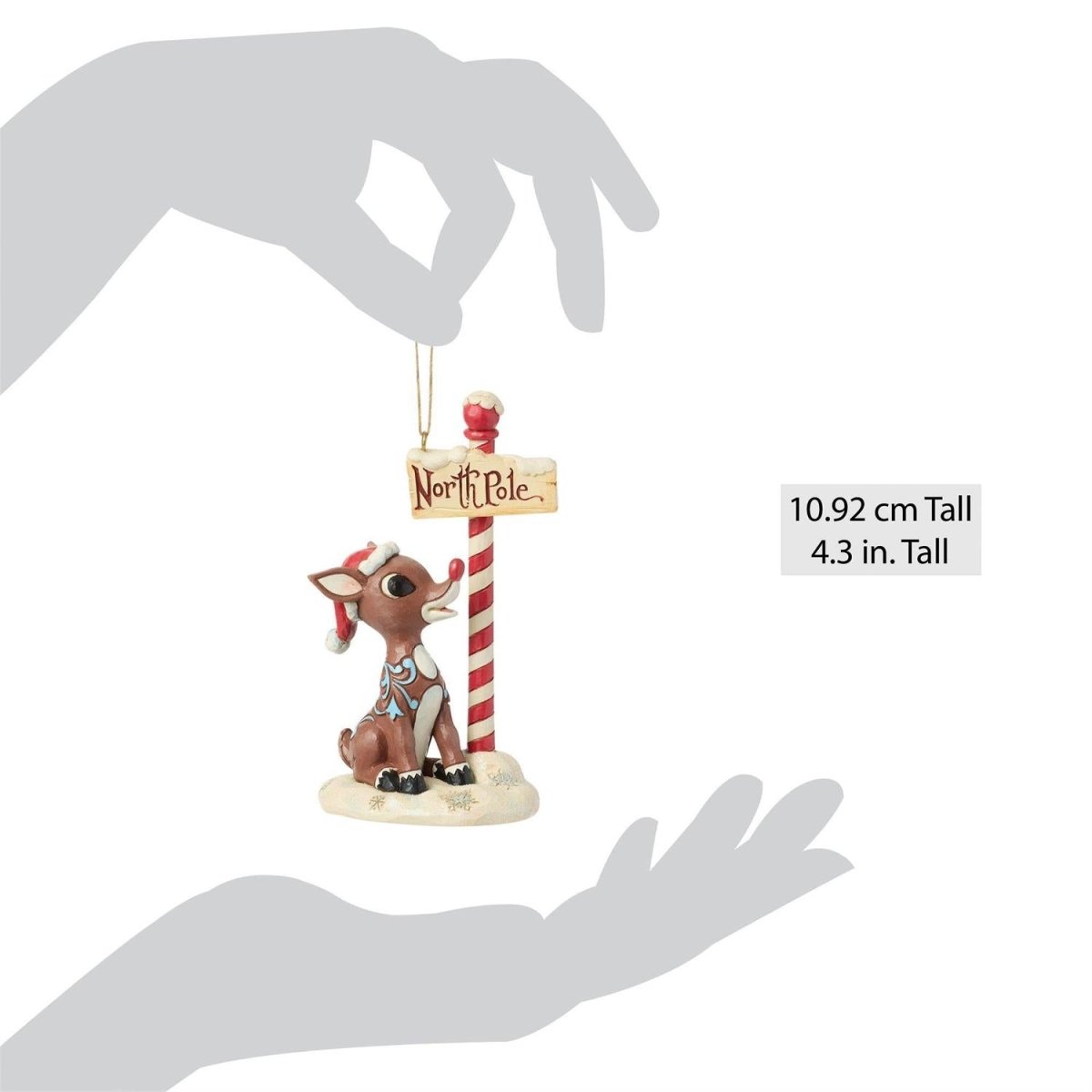 Rudolph by North Pole Sign H/O - Nifty Decor & More