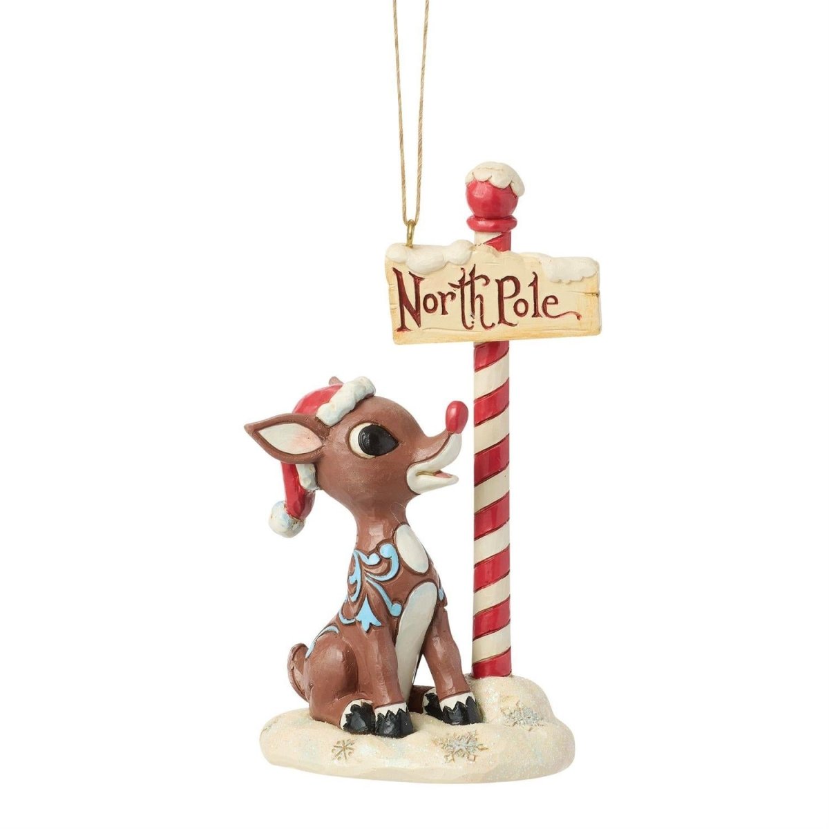 Rudolph by North Pole Sign H/O - Nifty Decor & More