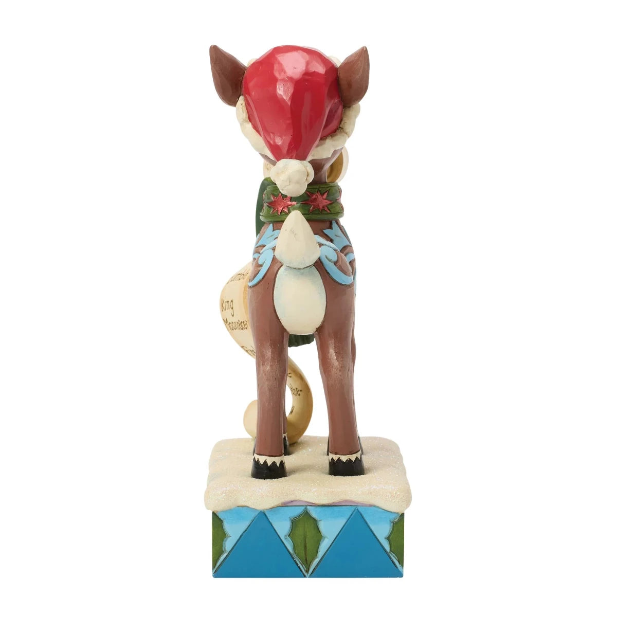 Rudolph with List in Mouth - Nifty Decor & More
