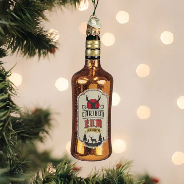 Rum Bottle Ornament - Nifty Decor & More