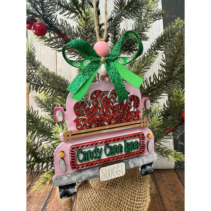 Rustic Farmhouse Christmas Truck 2026 Ornament | Personalized Holiday Decor - Nifty Decor & More