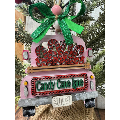 Rustic Farmhouse Christmas Truck 2026 Ornament | Personalized Holiday Decor - Nifty Decor & More