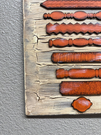 Rustic Spring Carrot Sign | Handmade Home Decor, Farmhouse Wall Art, Easter Decoration, Vintage Style, Cozy Kitchen Decor - Nifty Decor & More