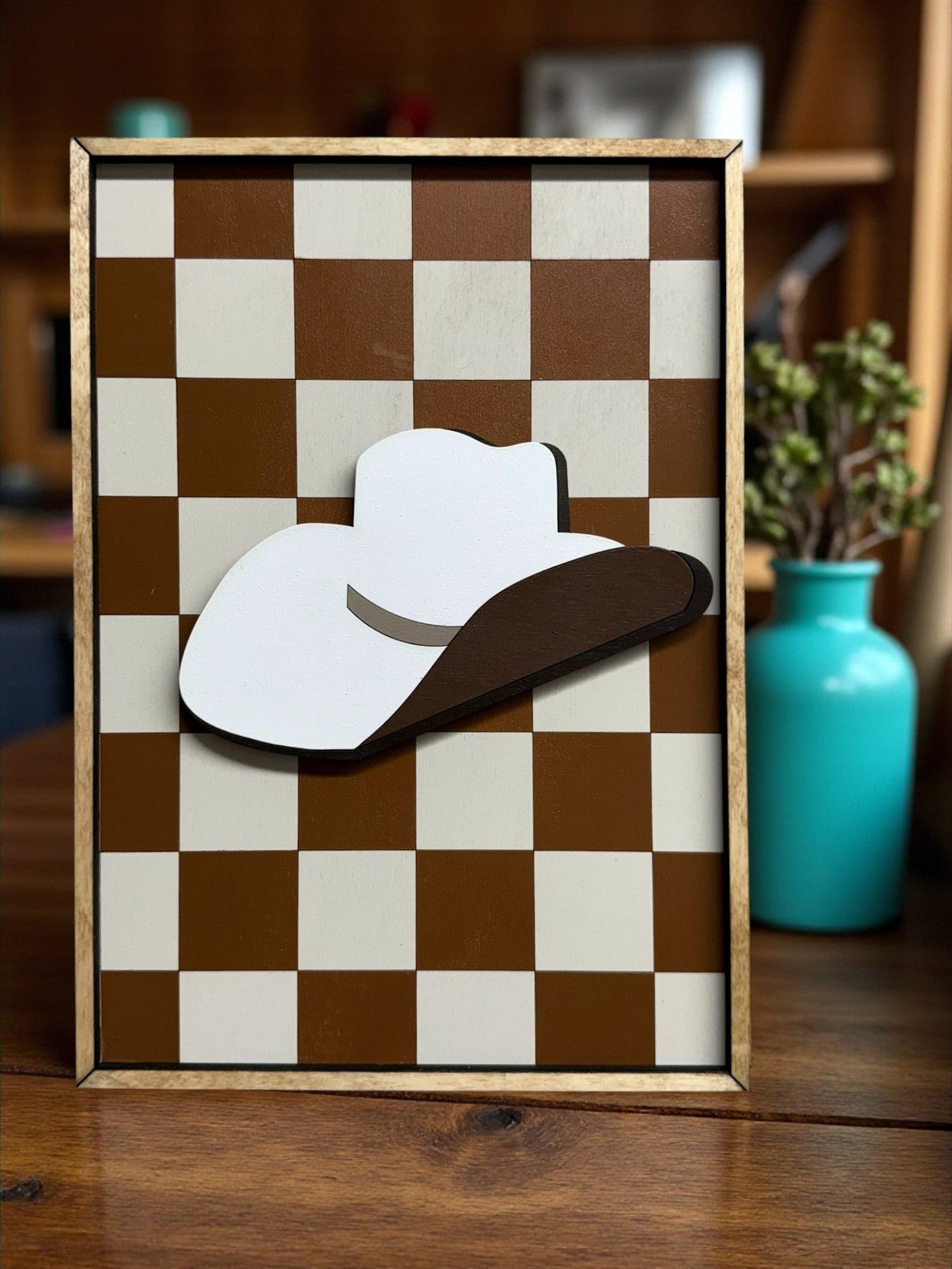 Rustic Western Decor with Hats, Boots, Horseshoes & Country Phrases - Nifty Decor & More
