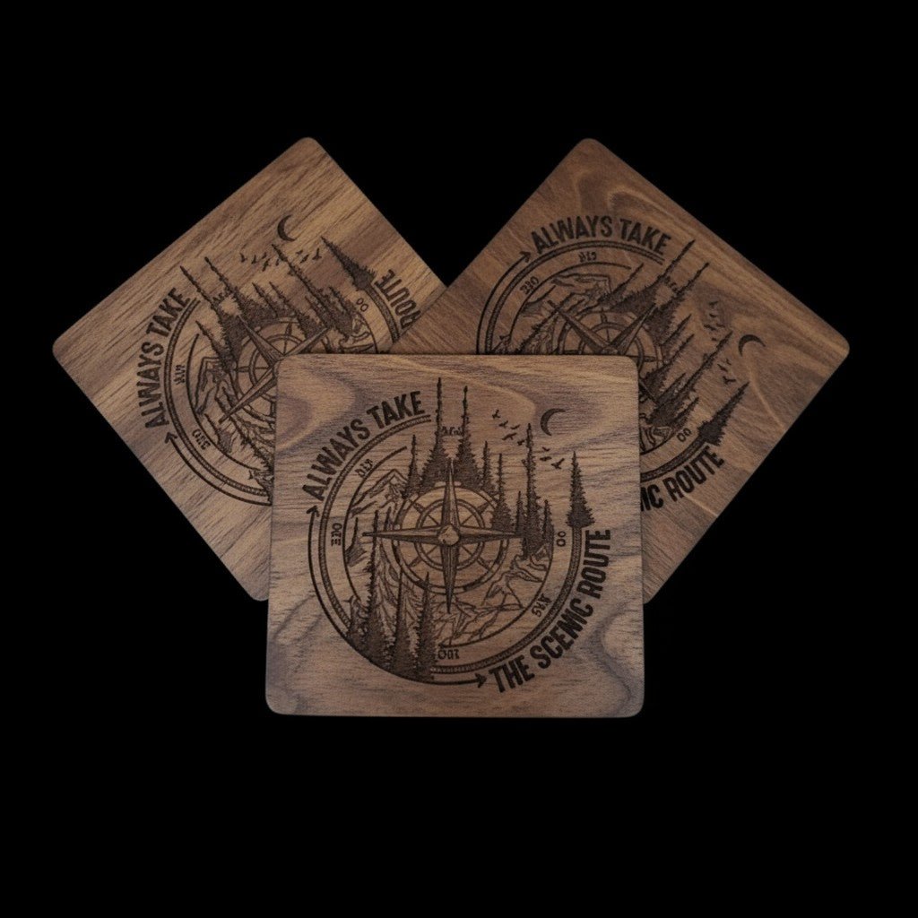 Rustic Wildlife Coasters - Nifty Decor & More