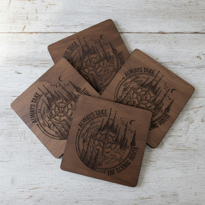 Rustic Wildlife Coasters - Nifty Decor & More