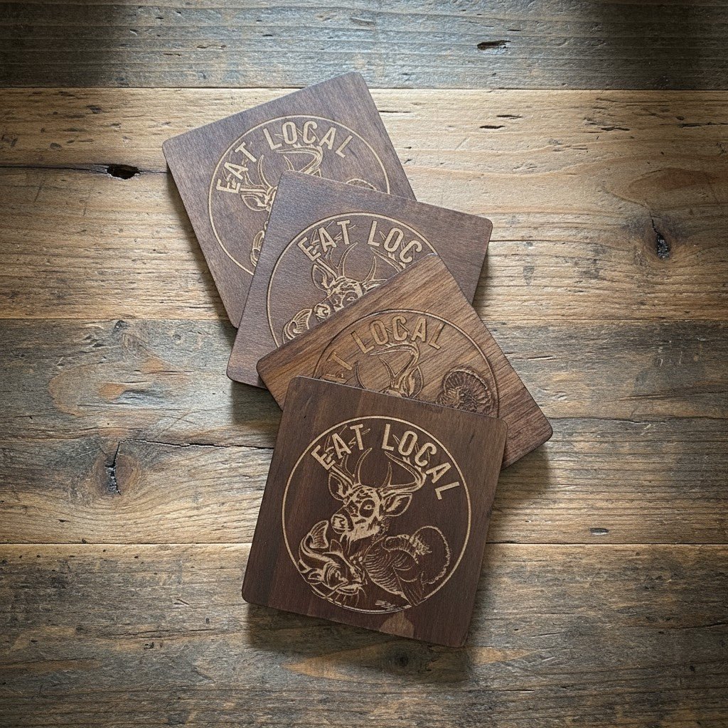 Rustic Wildlife Coasters - Nifty Decor & More