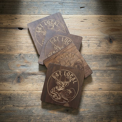 Rustic Wildlife Coasters - Nifty Decor & More