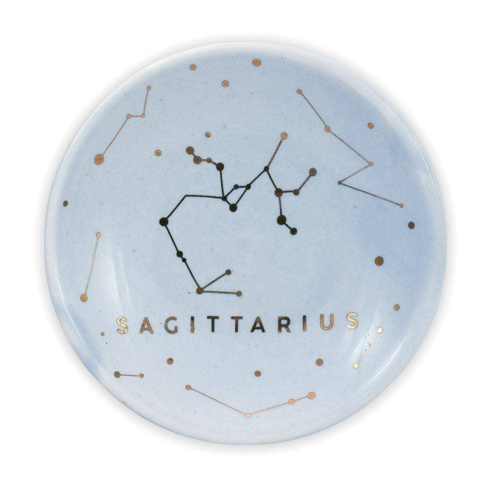 Sagittarius Zodiac Jewelry Dish - (Nov 22 - Dec 21) - Nifty Decor & More