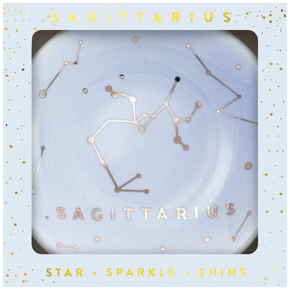 Sagittarius Zodiac Jewelry Dish - (Nov 22 - Dec 21) - Nifty Decor & More