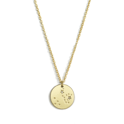 SAGITTARIUS Zodiac Necklace - Gold - (Nov 22 - Dec 21) - Nifty Decor & More