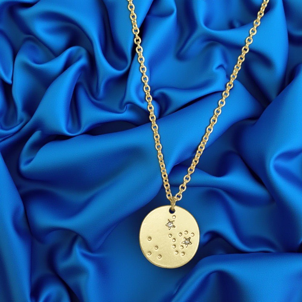 SAGITTARIUS Zodiac Necklace - Gold - (Nov 22 - Dec 21) - Nifty Decor & More