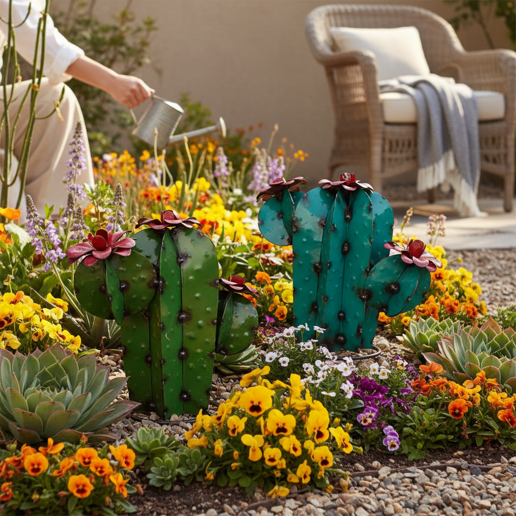 Sahuaro Metal Cactus - Nifty Decor & More