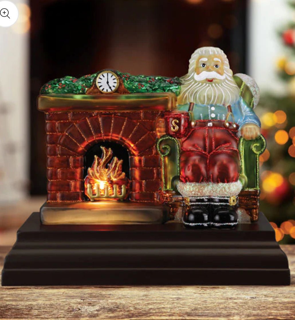 Santa At Hearth Light - Nifty Decor & More