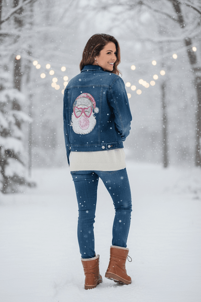 Santa Bubblegum Embroidered Design - Nifty Decor & More