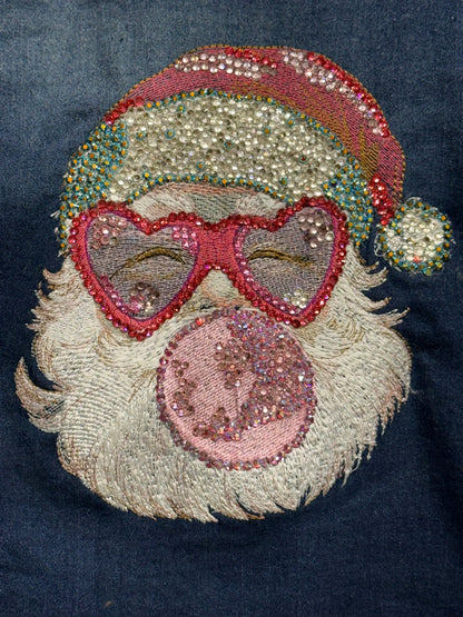 Santa Bubblegum Embroidered Design - Nifty Decor & More