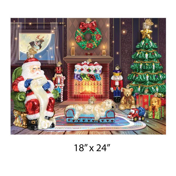 Santa Checking His List Puzzle - Nifty Decor & More