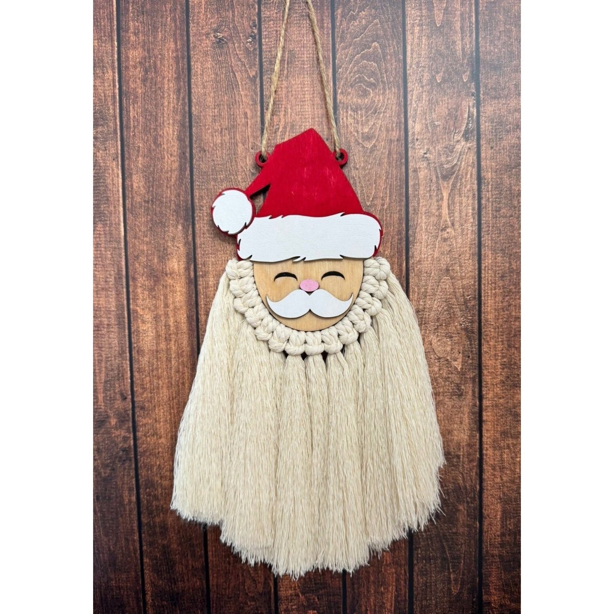 Santa Macrame Wall Hanging - Nifty Decor & More
