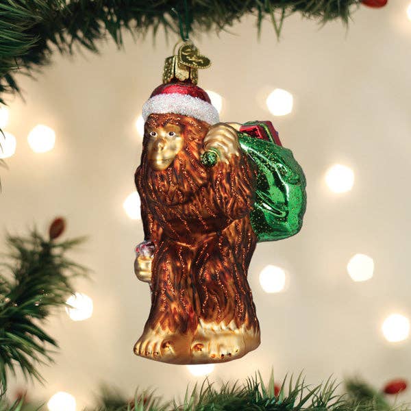 Santa Sasquatch Ornament - Nifty Decor & More