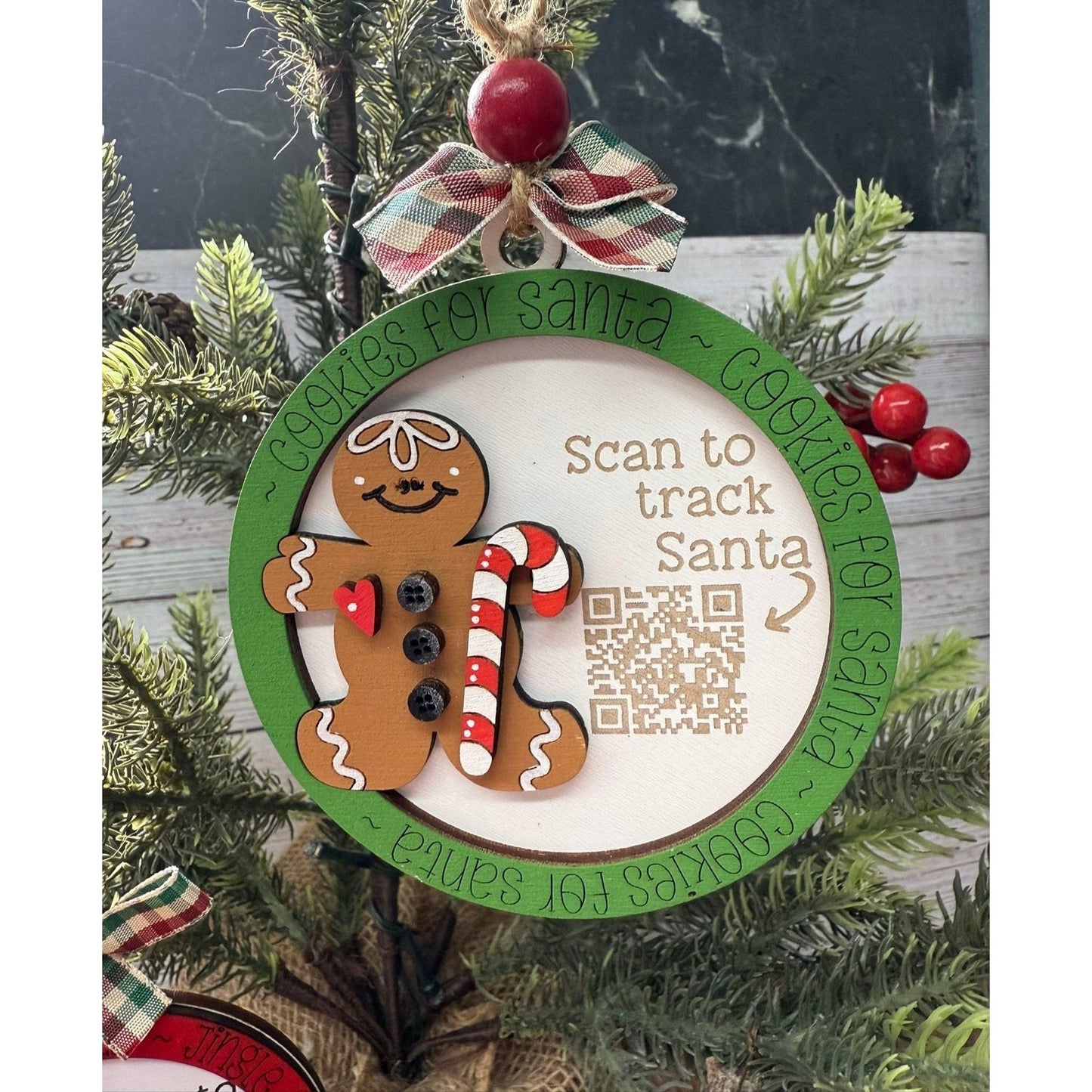 Santa Tracker Christmas Ornaments - Nifty Decor & More