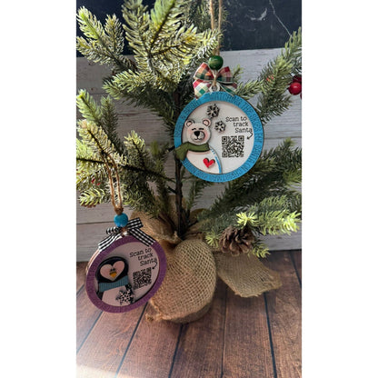 Santa Tracker Christmas Ornaments - Nifty Decor & More