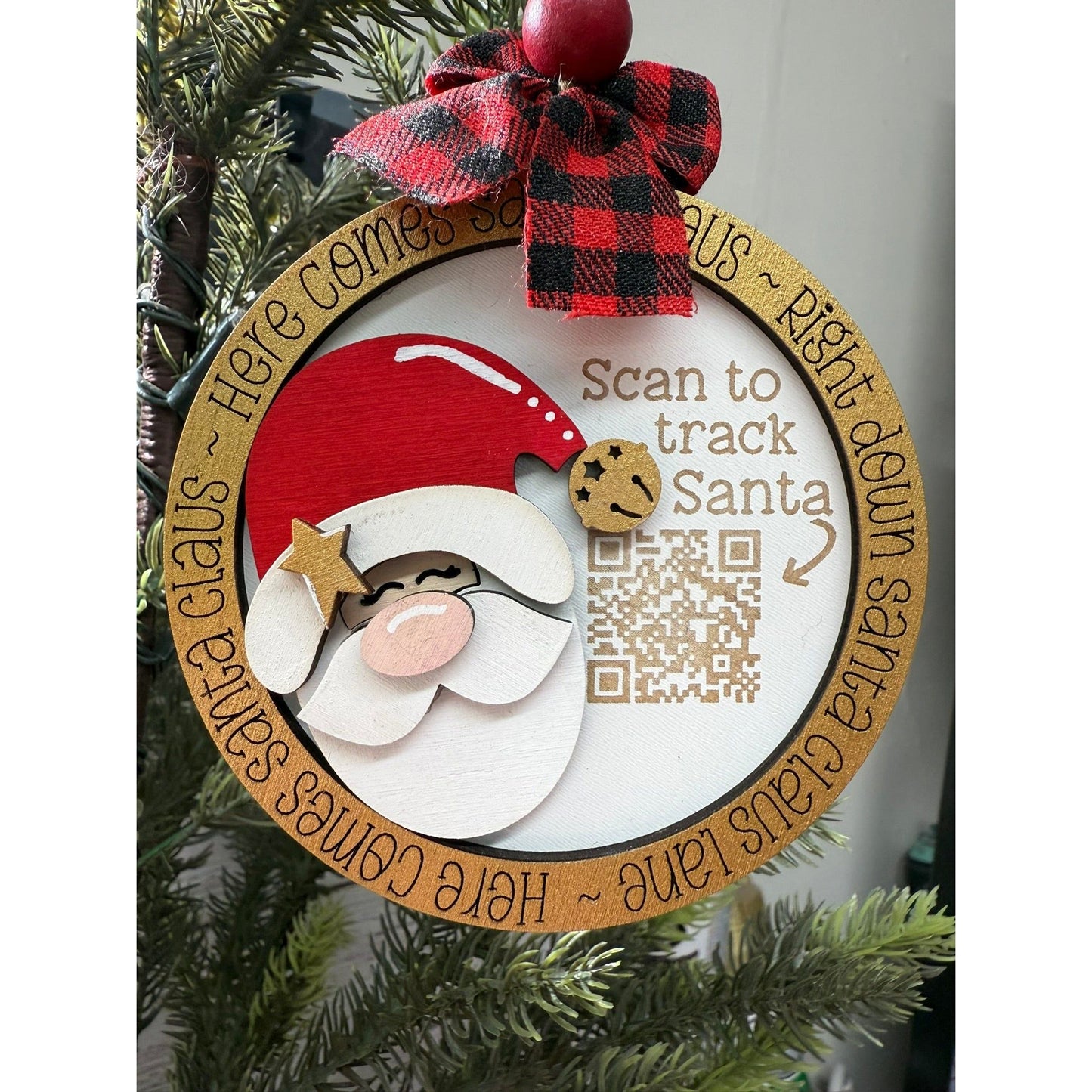 Santa Tracker Christmas Ornaments - Nifty Decor & More