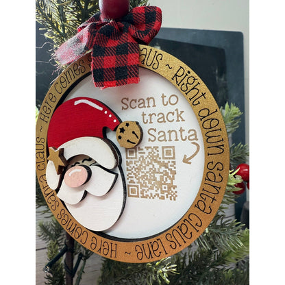 Santa Tracker Christmas Ornaments - Nifty Decor & More