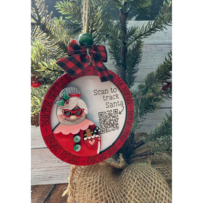 Santa Tracker Christmas Ornaments - Nifty Decor & More