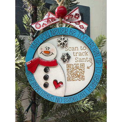 Santa Tracker Christmas Ornaments - Nifty Decor & More