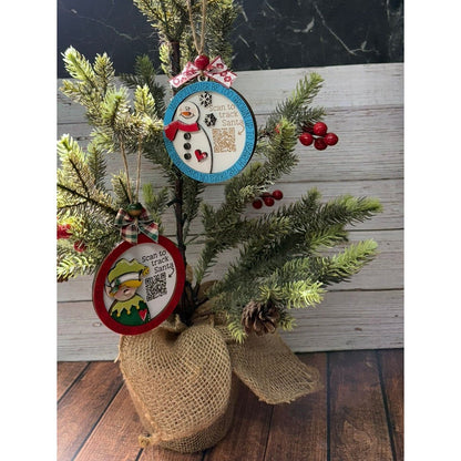 Santa Tracker Christmas Ornaments Ornaments & Accents