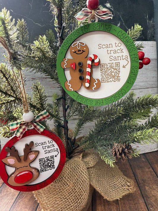 Santa Tracker Ornaments - Nifty Decor & More