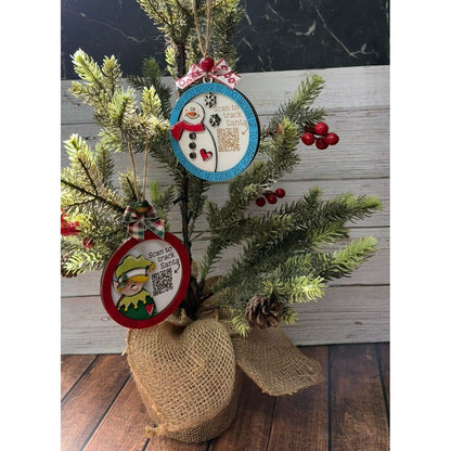 Santa Tracker Christmas Ornaments Ornaments & Accents