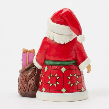 Santa with Toy Bag Pint Fig - Nifty Decor & More