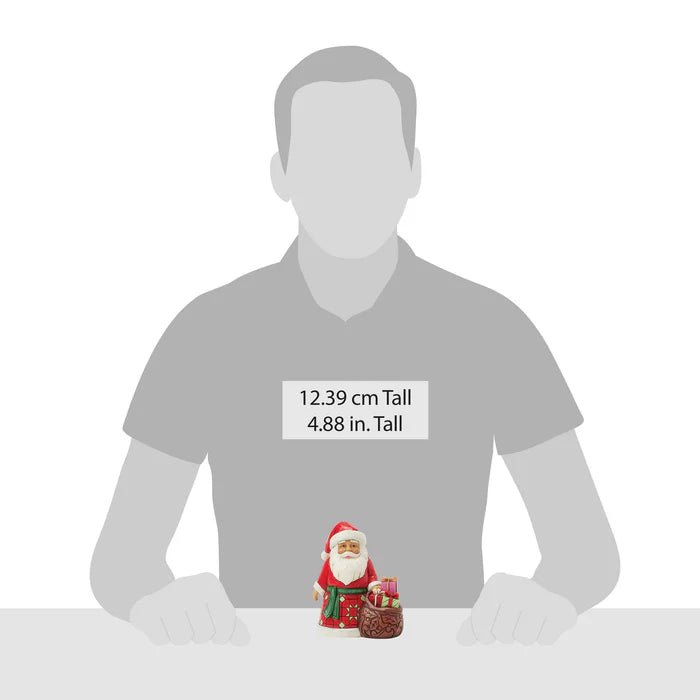 Santa with Toy Bag Pint Fig - Nifty Decor & More