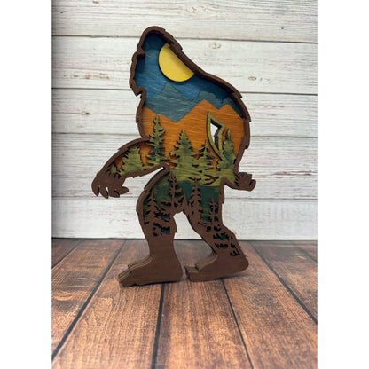 Sasquatch 3D Shelf Sitter - Nifty Decor & More