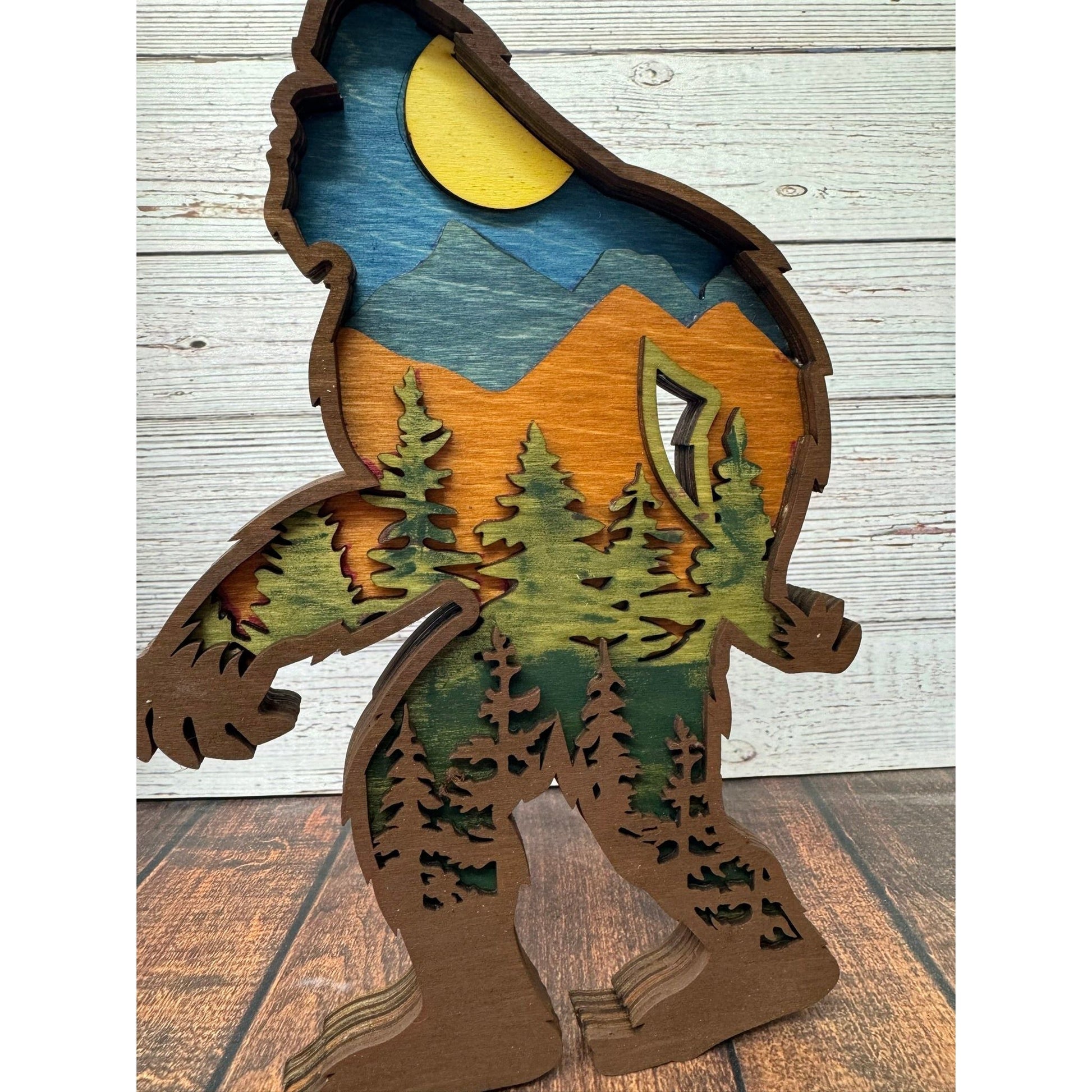 Sasquatch 3D Shelf Sitter - Nifty Decor & More
