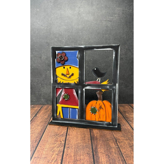 Scarecrow Window Scene