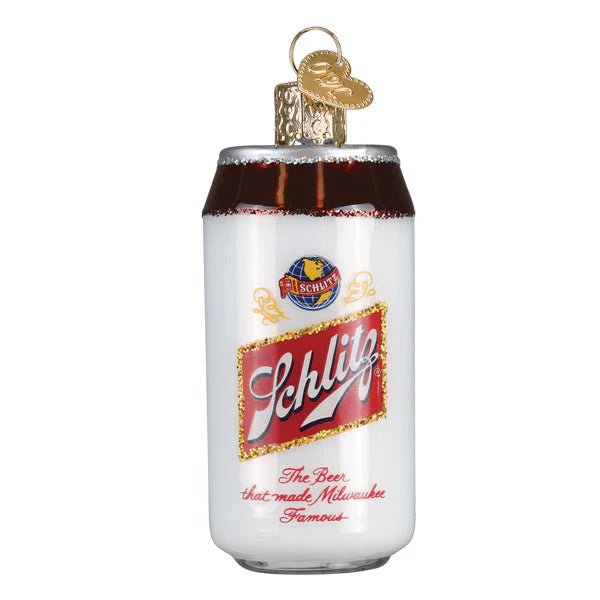 Schlitz Beer Can Ornament - Nifty Decor & More