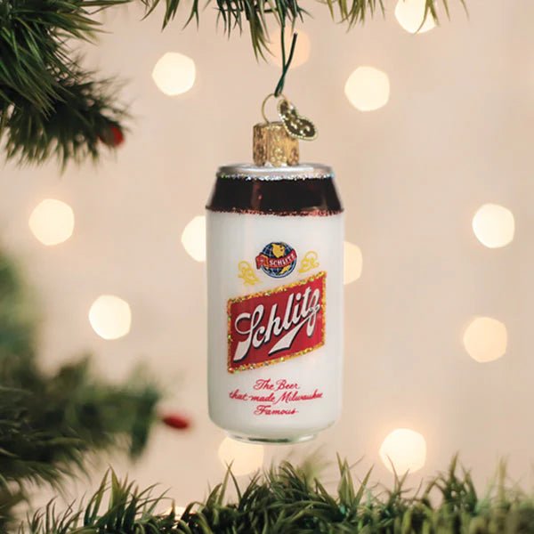 Schlitz Beer Can Ornament - Nifty Decor & More