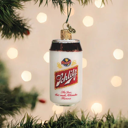 Schlitz Beer Can Ornament - Nifty Decor & More