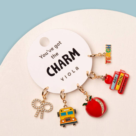 School Theme Charm 5 - PC Set - Nifty Decor & More