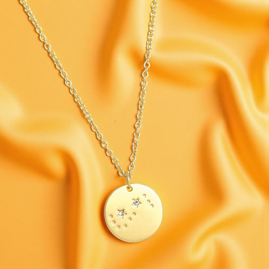 SCORPIO Zodiac Necklace - Gold - (Oct 23-Nov 21) Zodiac Necklace