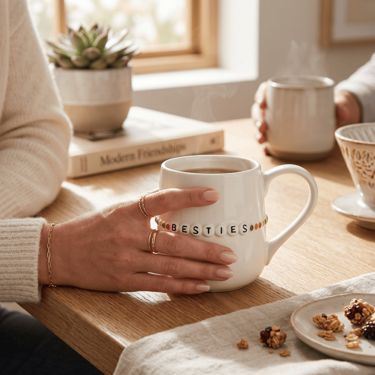 Sculpted Bead Bestie Mug - Nifty Decor & More