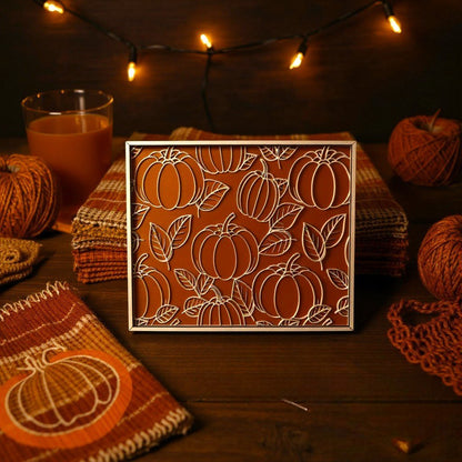 Seamless Fall Pumpkin Seasonal Decor - Nifty Decor & More