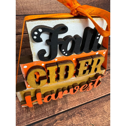 Seasonal Mini Word Stackers Table decor