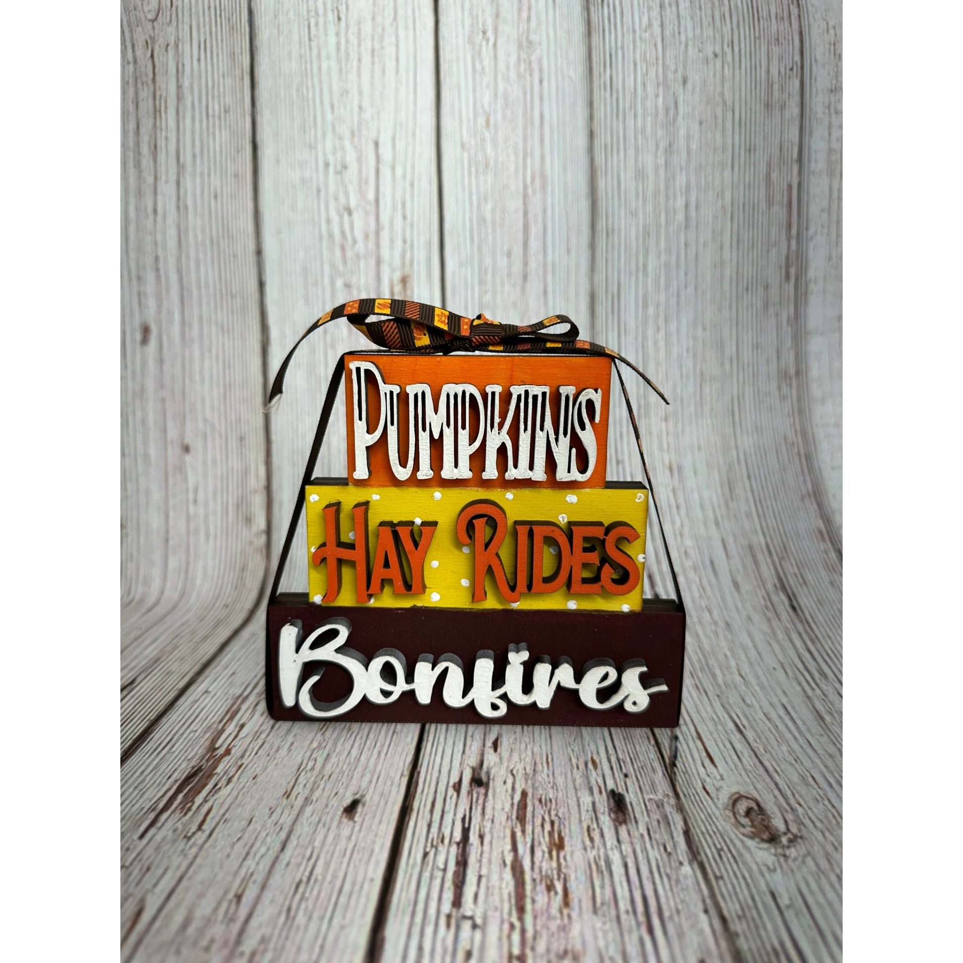 Seasonal Mini Word Stackers - Nifty Decor & More