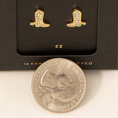 Secret Box Gold Dipped Studded Western Cowboy Boot Stud - Nifty Decor & More