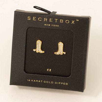 Secret Box Gold Dipped Studded Western Cowboy Boot Stud - Nifty Decor & More